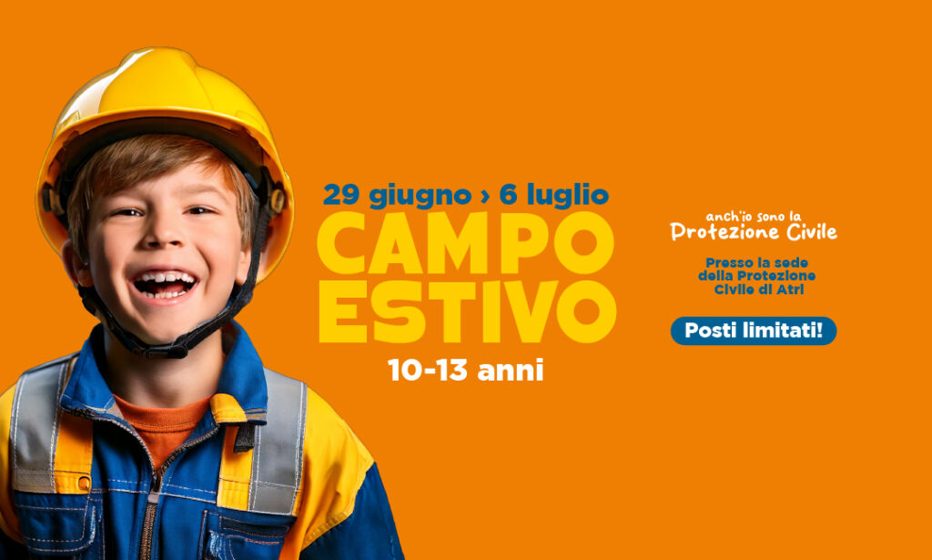 Campo scuola Anch’io Sono la Protezione Civile