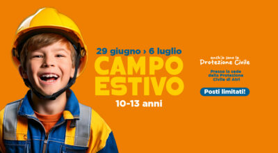 Campo scuola Anch’io Sono la Protezione Civile